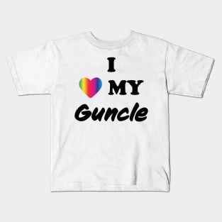 I Love My Guncle Kids T-Shirt